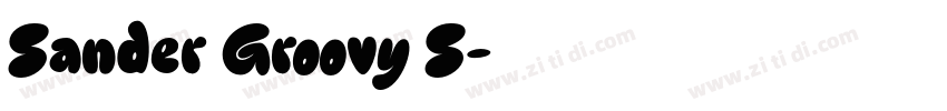 Sander Groovy S字体转换